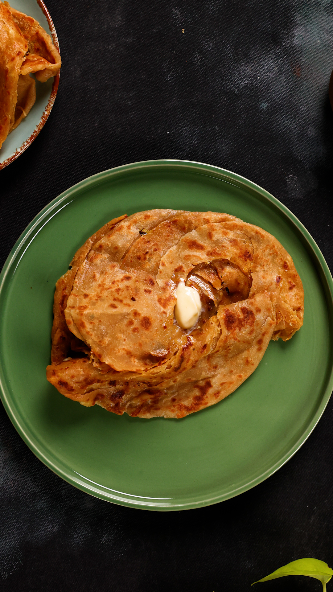 Achaari Cheese Lachha Paratha