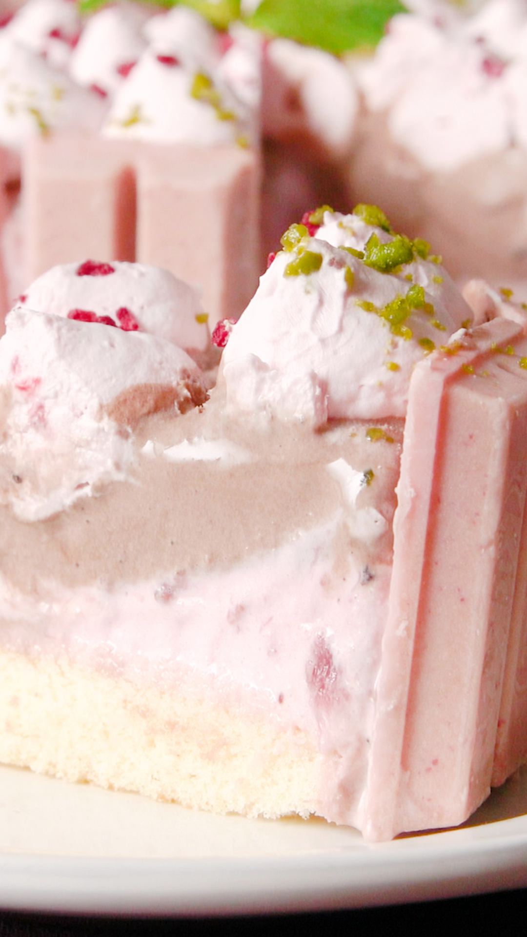Pink Ice Cream Cake