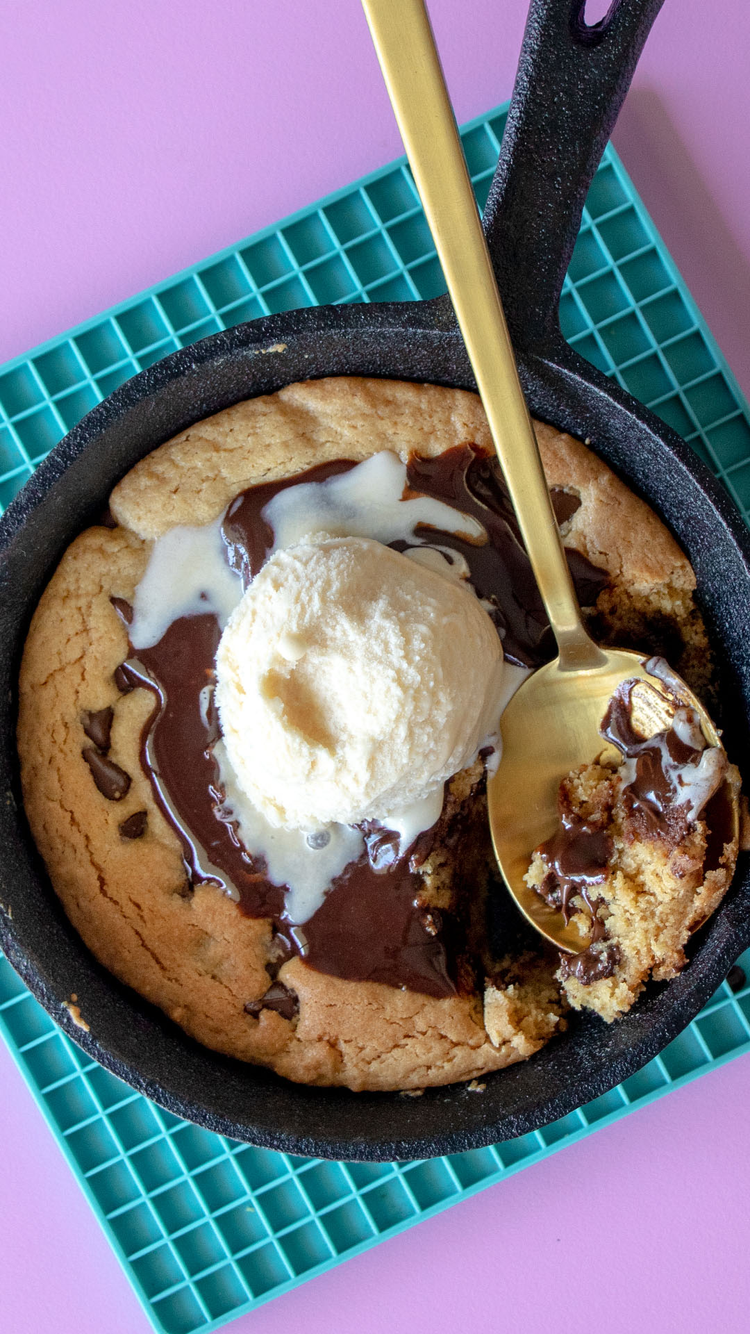 Skillet Cookie For Two
