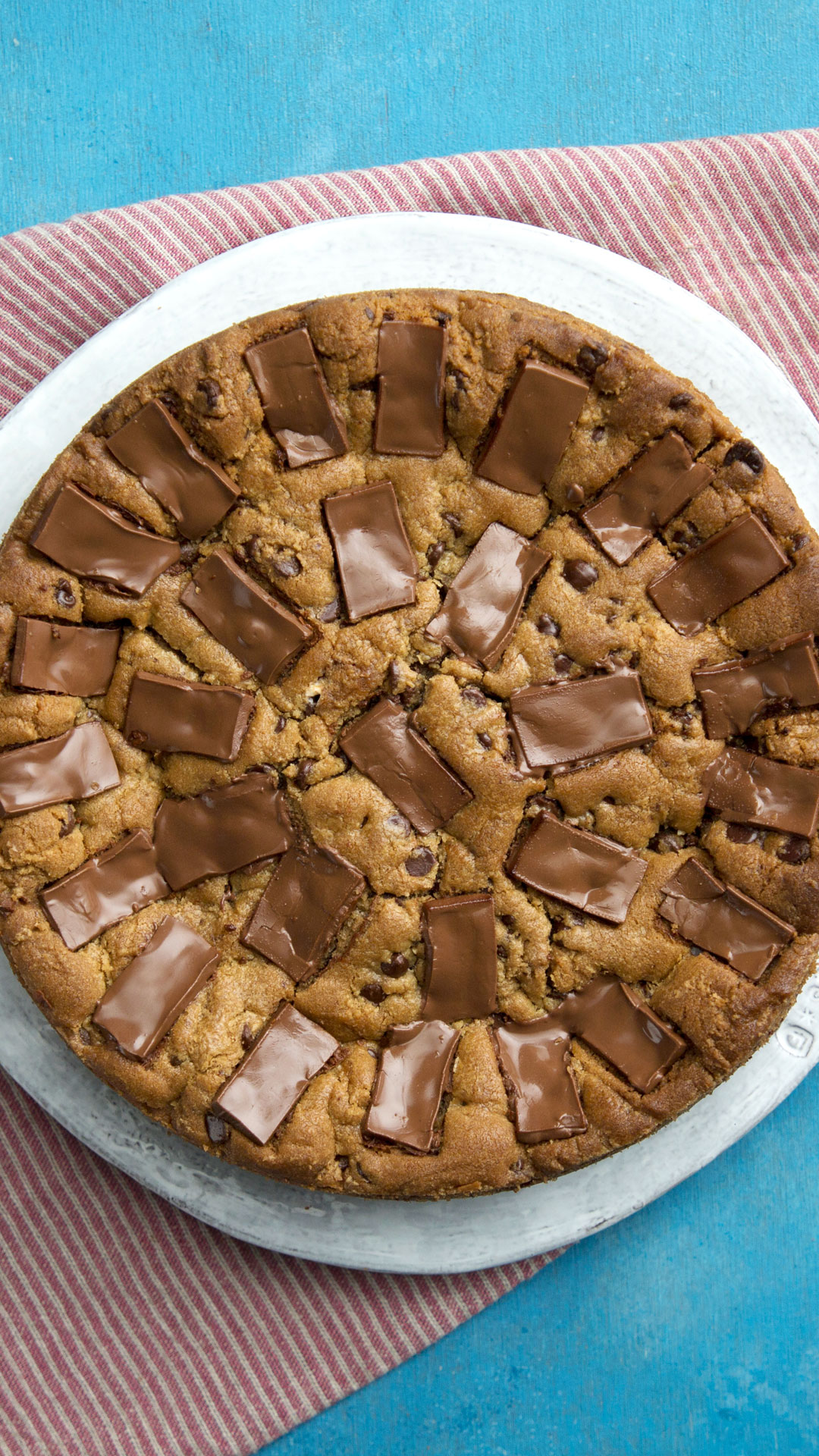 Giant S'more Stuffed Chocolate Chip Cookie