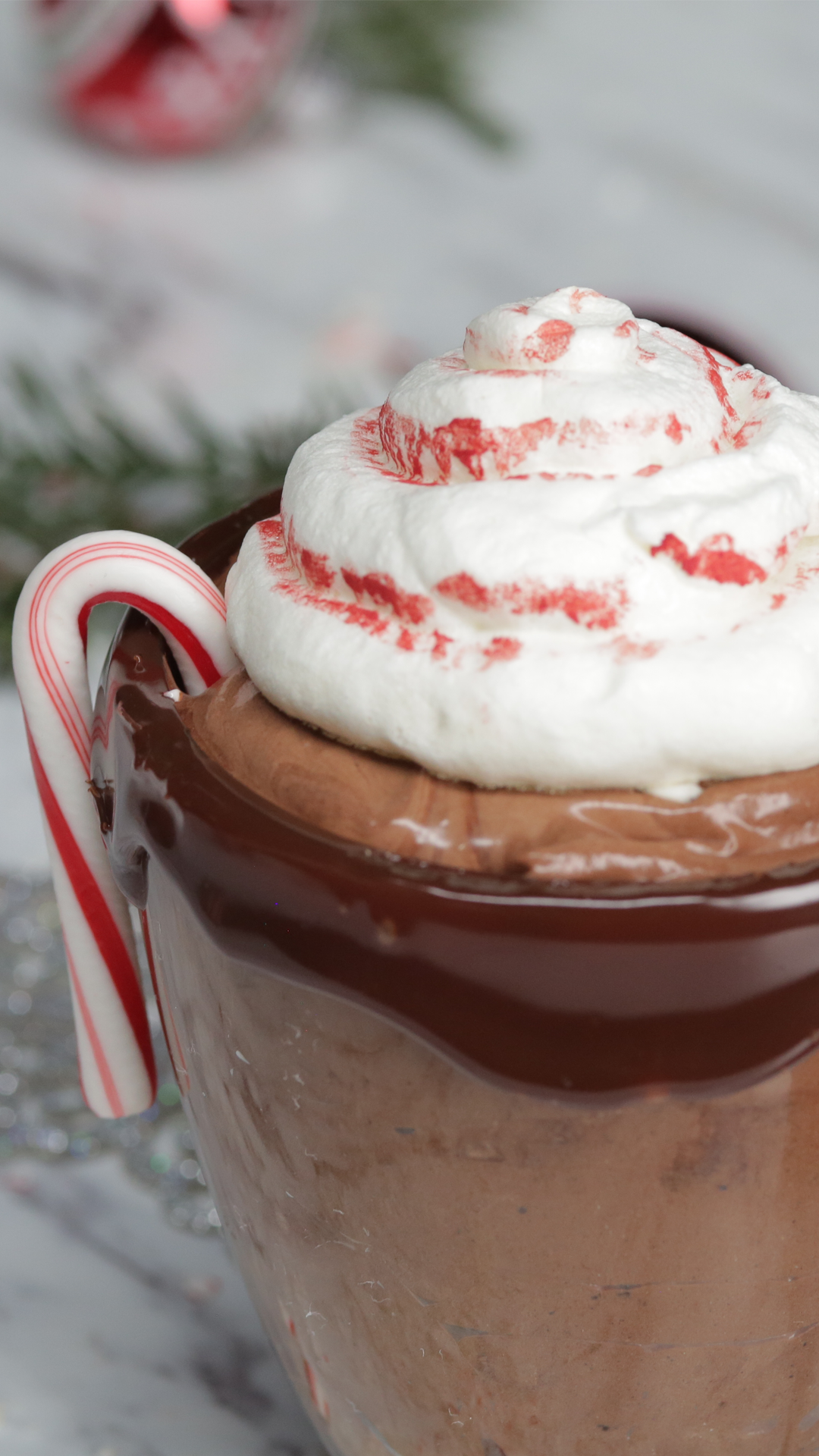 Chocolate Pudding Meringue Mugs
