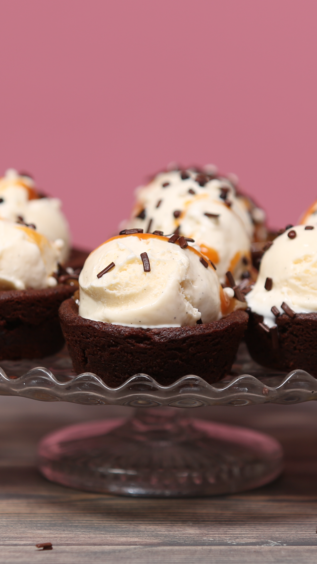 Mini Brownie Bowls For Ice Cream